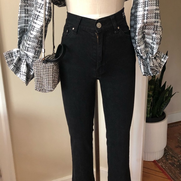 VERSACE slim fit flared jeans sz 24 - Picture 3 of 11